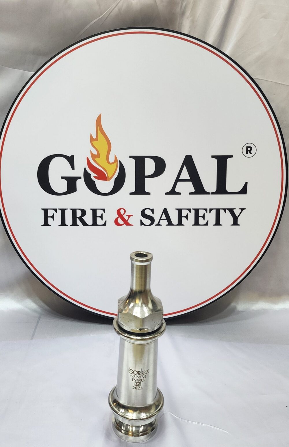GORLEX FIRE HOSE NOZZLE 63 MM SS ISI (Short Branch)