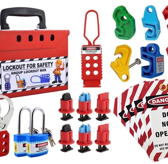 lockout Tagout kit for electrical safety