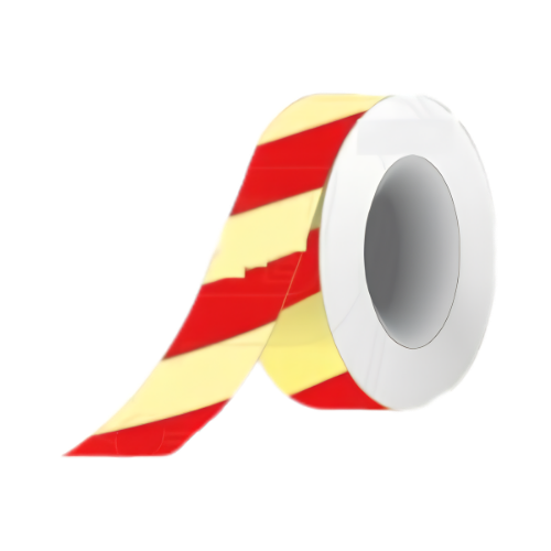 Best Night Glow Red Diagonal Tape 50mm × 10M Reflective Safety Tape