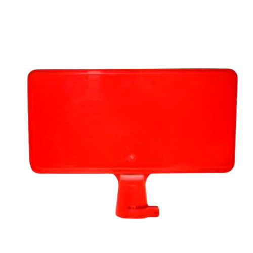 Durable Safety Cone Message Plate