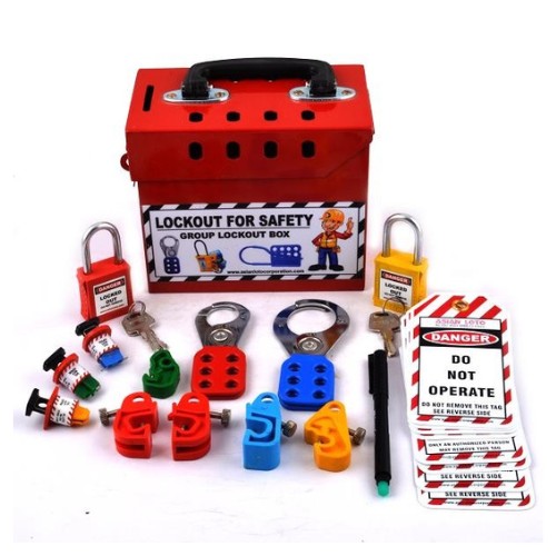 Electrical Lockout Tagout Kit with MCB