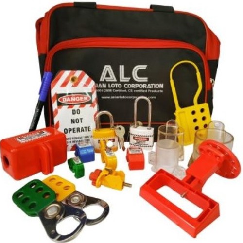 Electrical Lockout Tagout Kit with Bag