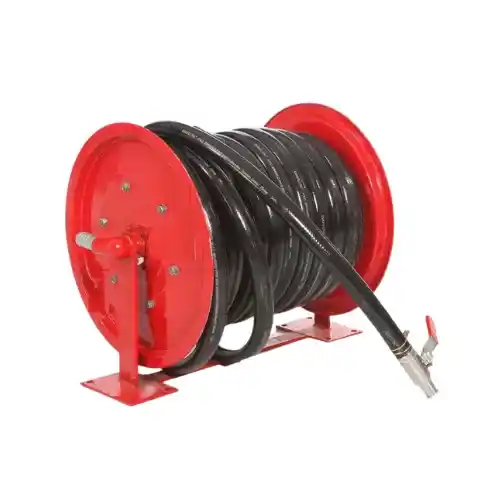FIRE HOSE REEL WITH 25 MM X 30 M PIPE and NOZZLE