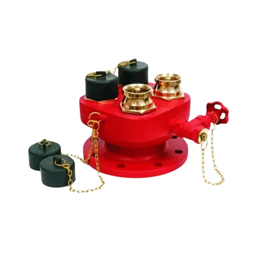 FIRE HYDRANT FOUR WAY INLET BREECHING VALVE STAINLESS STEEL