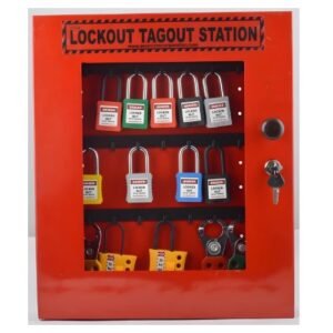 Lockout Tagout Kit with Station 10 OSHA Locks | Safety