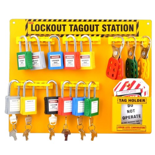 Lockout Tagout Safety Open Padlock