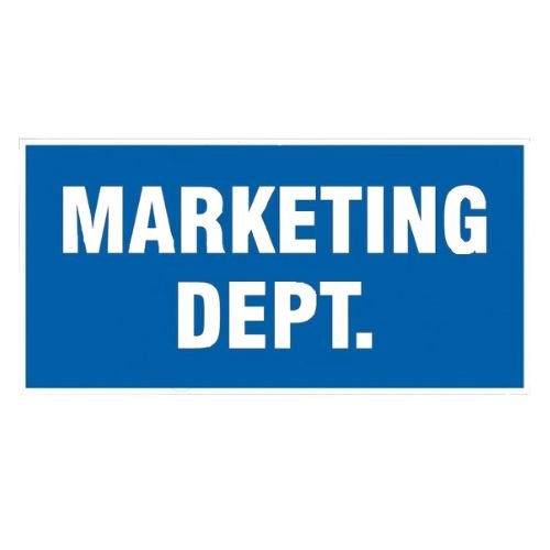 Marketing Department Sign Board GFSC145 | 3M Vinyl