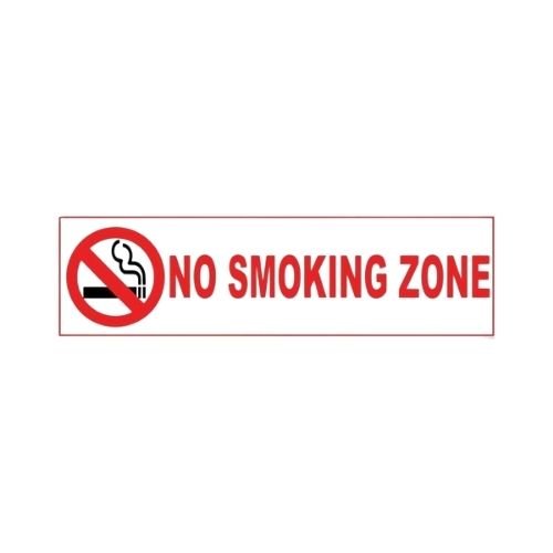 No Smoking Zone Sign GFSC51 | 3M Vinyl Safety Board