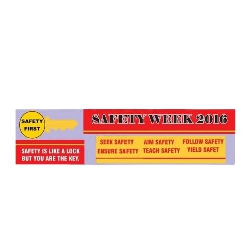 Safety Week Banner | Industrial Safety Awareness Display