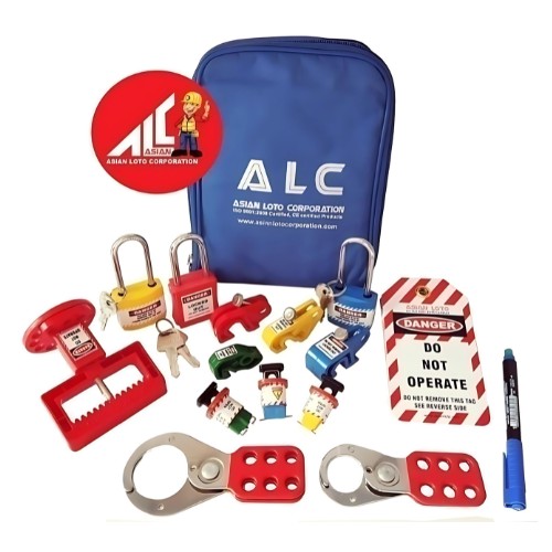 Small Lockout Tagout Kit with Pouch