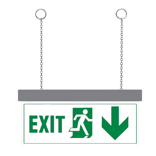 LED Exit with Down Arrow Sign GFSL 05