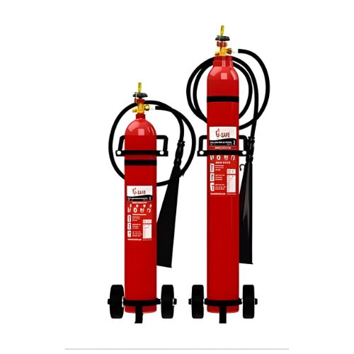 Wheeled Carbon Dioxide Fire Extinguisher