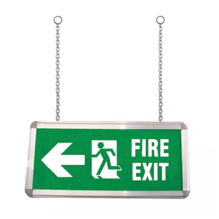 BOX TYPE TWO SIDE LED FIRE EXIT SIGN