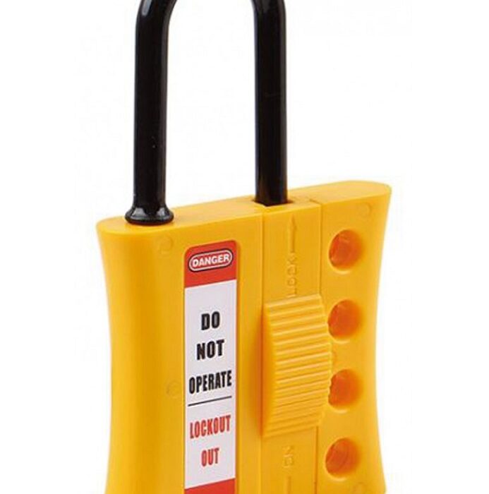 DE-ELECTRIC LOCKOUT HASP 3 MM. THIN SHACKLE