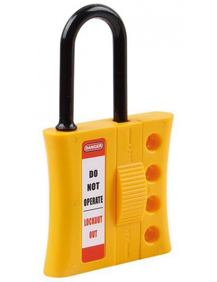 DE-ELECTRIC LOCKOUT HASP 3 MM. THIN SHACKLE