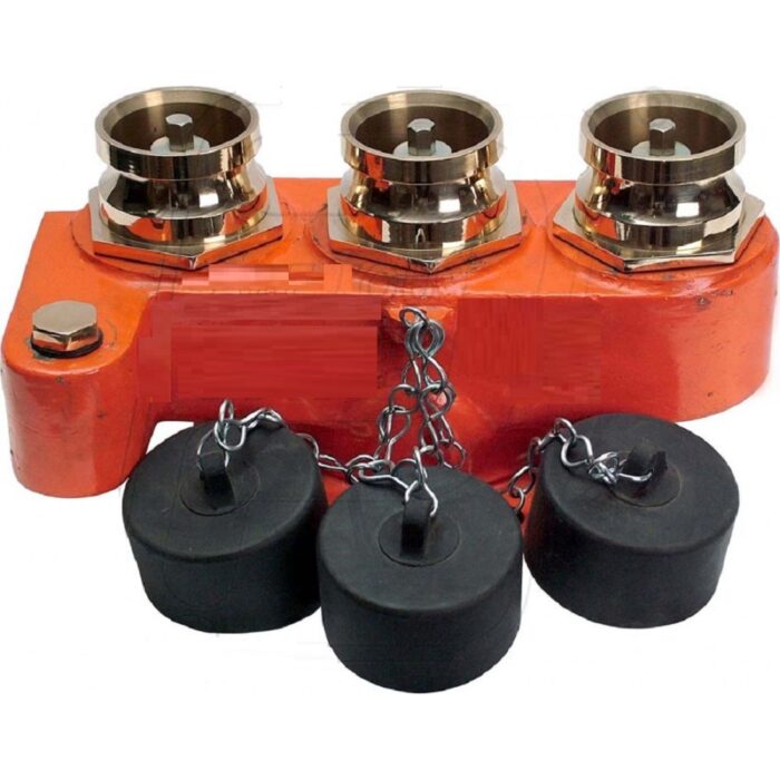 FIRE HYDRANT THREE WAY INLET BREECHING VALVE SS