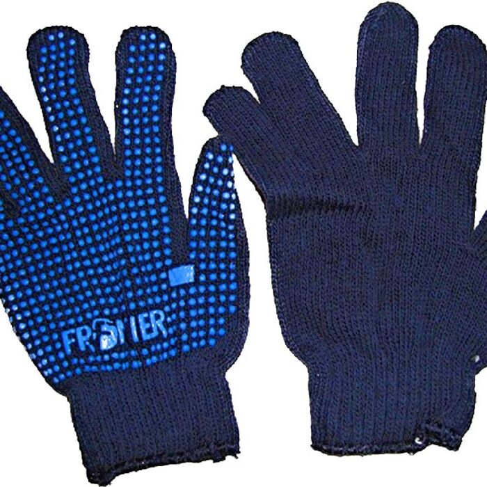 Frontier PVC Dotted Hand Gloves (Pair Set , Blue )