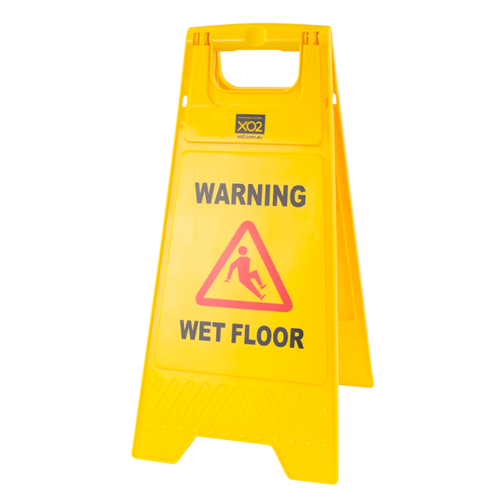 CAUTION FLOOR STAND WET FLOOR