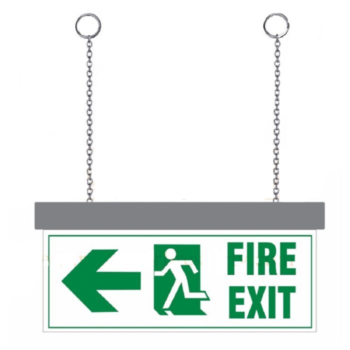 LED FIRE EXIT WITH ARROW SIGN