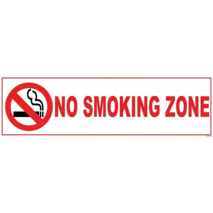 NO SMOKING ZONE