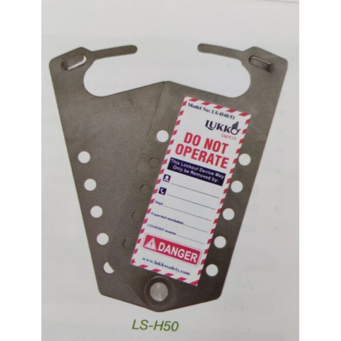 TAGO LABELLED LOCKOUT HASP 6 HOLES