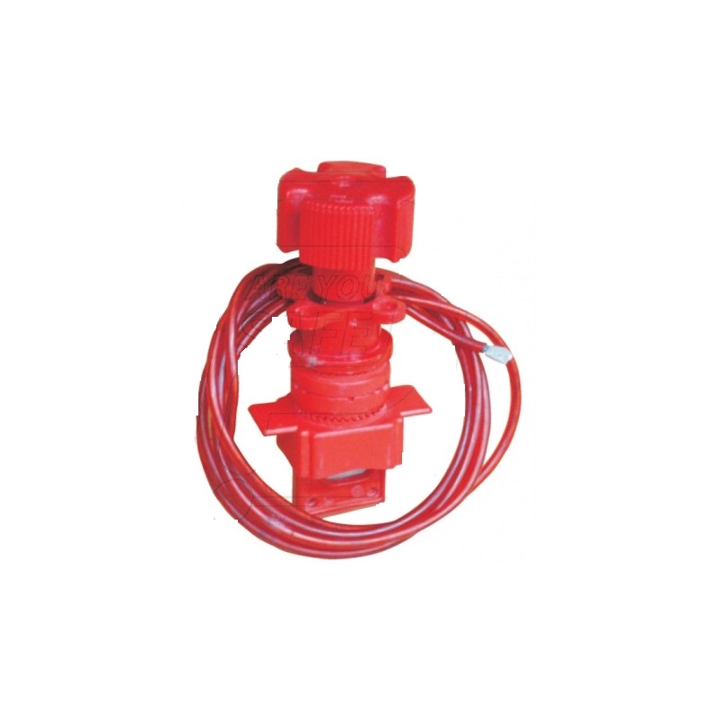 UNIVERSAL VALVE LOCKOUT WITH INSULATED CABLE