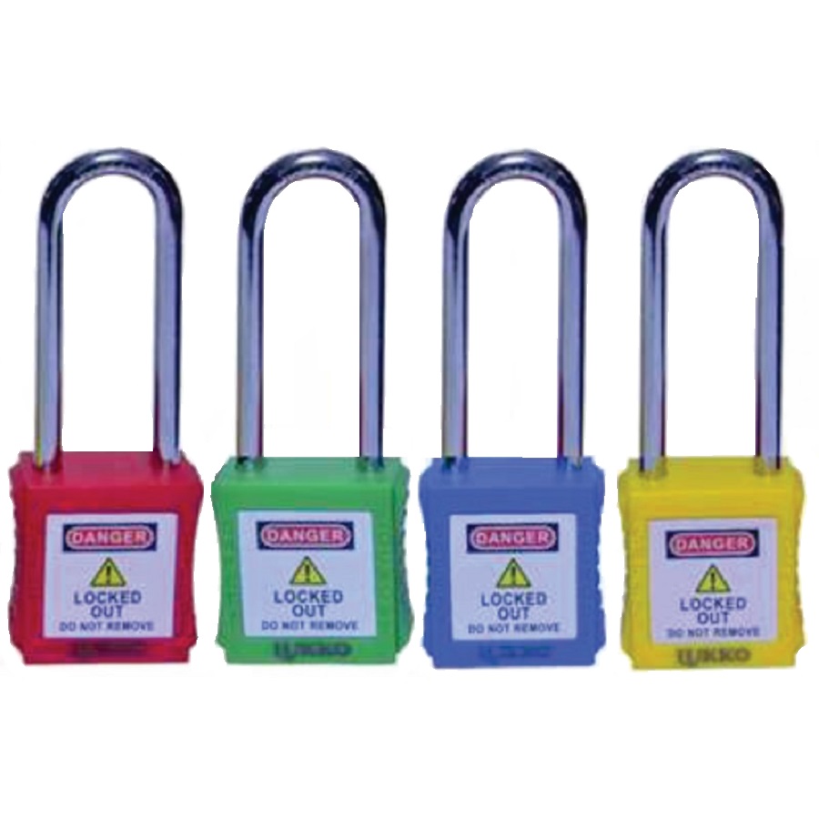 OSHA LOTO PADLOCK STEEL SHACKLE 76 MM