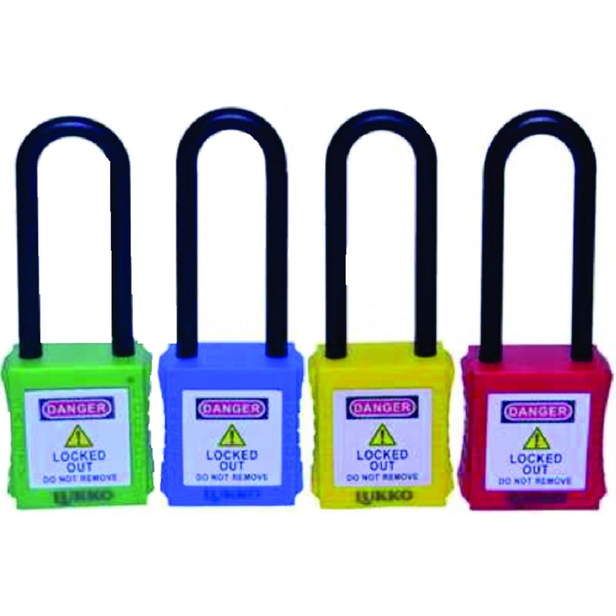 OSHA SAFETY LOCKOUT PADLOCK NYLON SHACKLE 76 MM