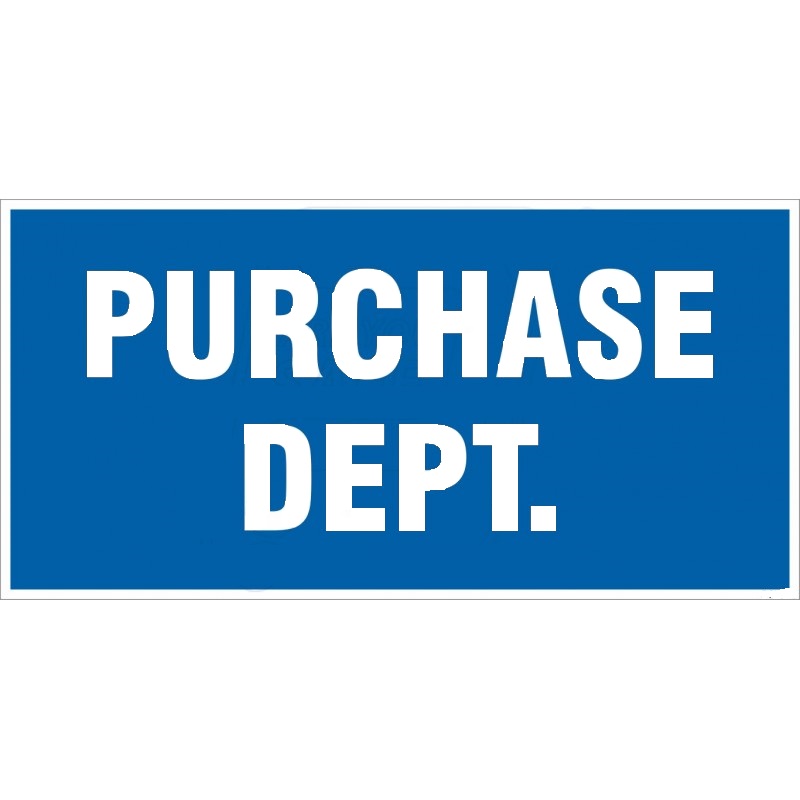 PURCHASE DEPT.