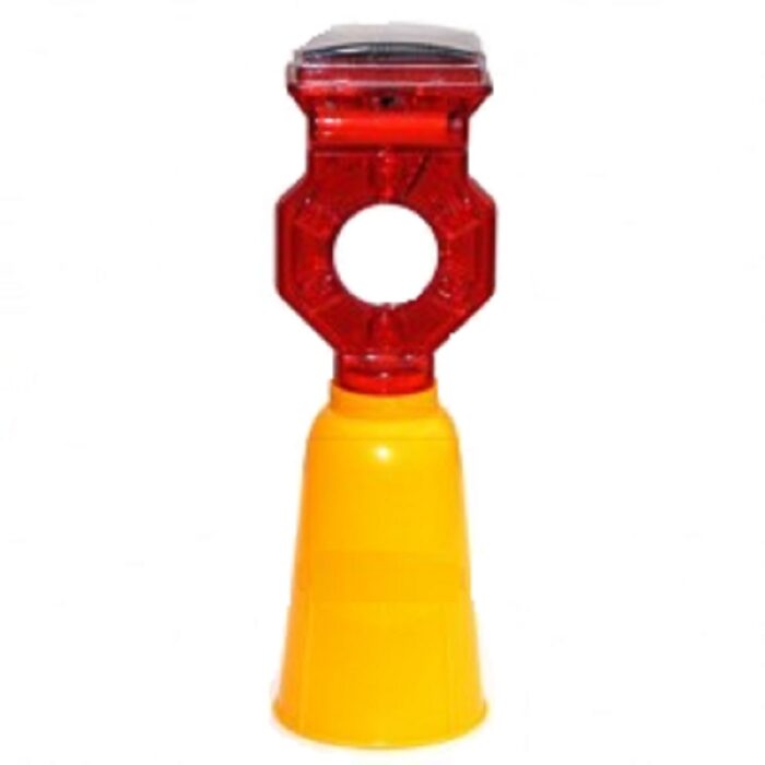 SOLAR WARNING LIGHT FOR CONE