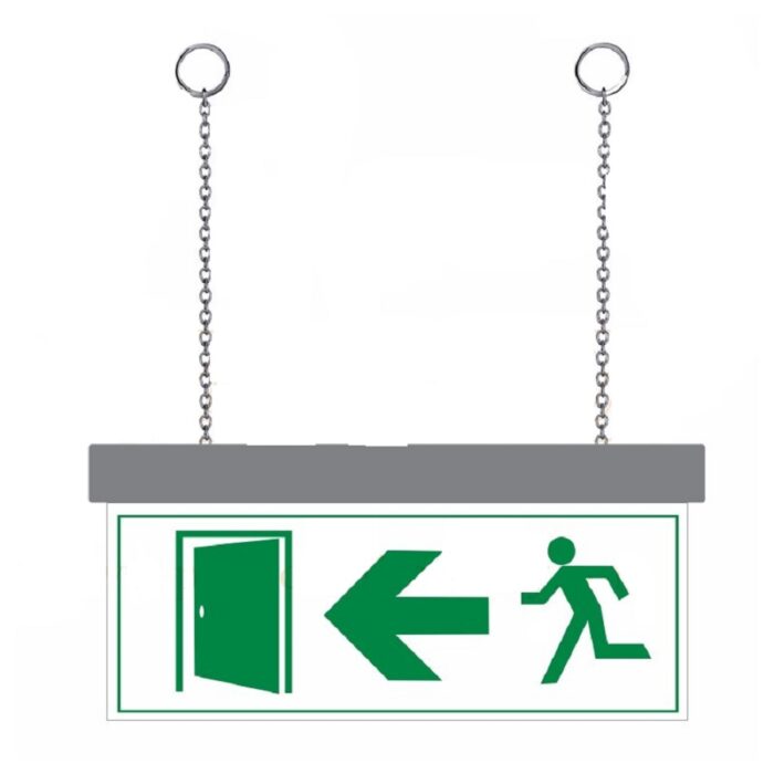 TWO SIDE LED EXIT DIRECTION SIGN