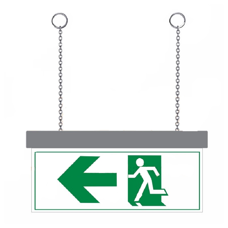 WO SIDE LED EXIT DIRECTION SIGN
