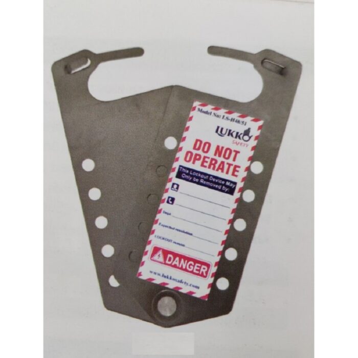 TAGO LABELLED LOCKOUT HASP 10 HOLES