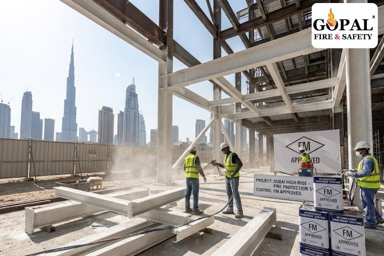 FM Approved Fireproof Coating Dubai