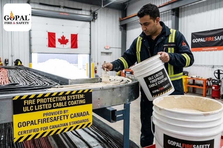 ULC Listed Fireproof Cable Coating Canada