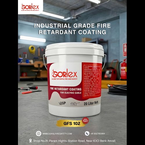 Gorlex GFS 102 - Industrial Grade Fire Retardant Coating for Electric Cables