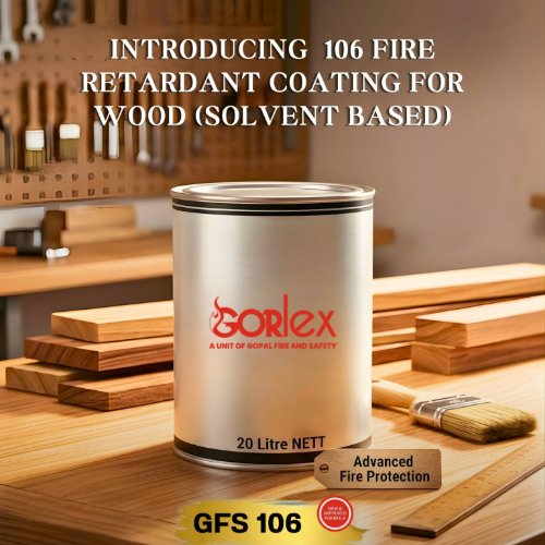 Gorlex GFS 106 - Industrial Fire Retardant Coating for Wood (Solvent-Based)