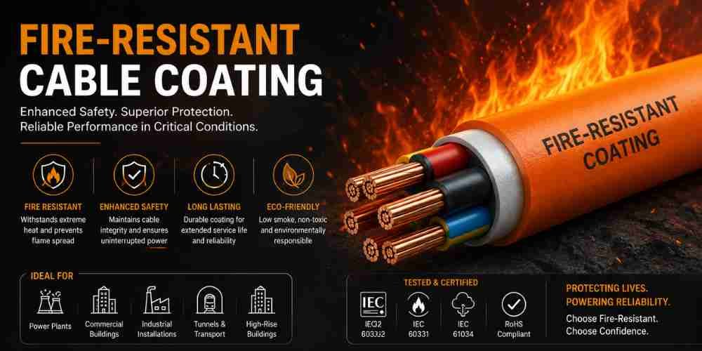 Fire resistant cable coating UK