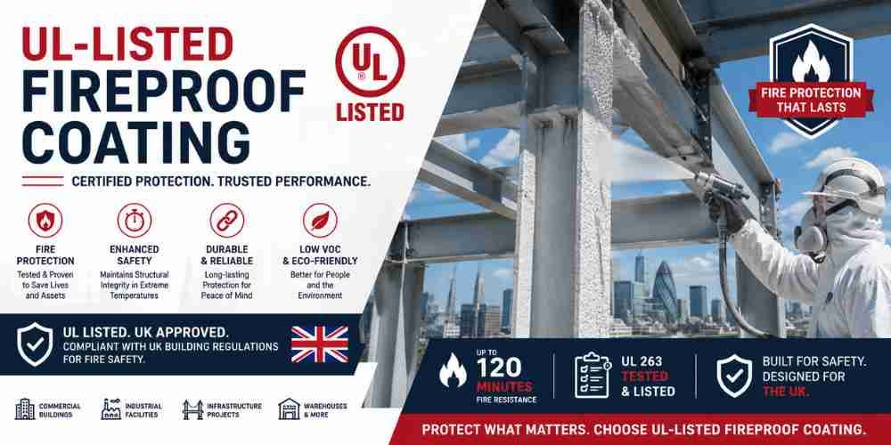 UL listed fireproof coating UK