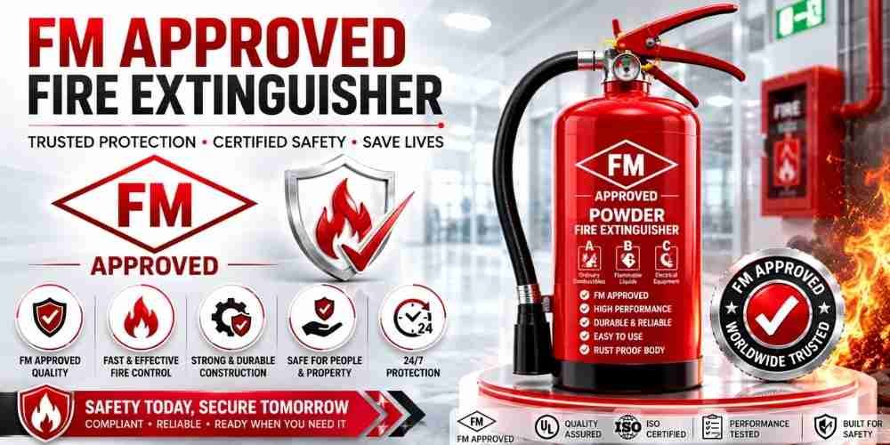 FM Approved fire extinguisher