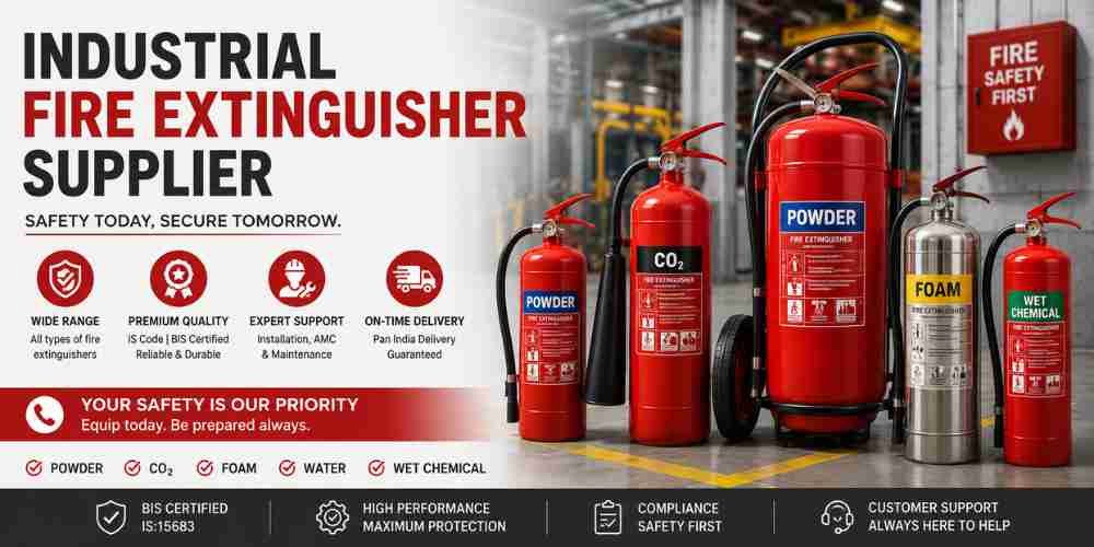 Industrial fire extinguisher supplier
