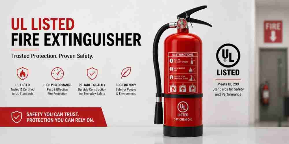 UL Listed fire extinguisher