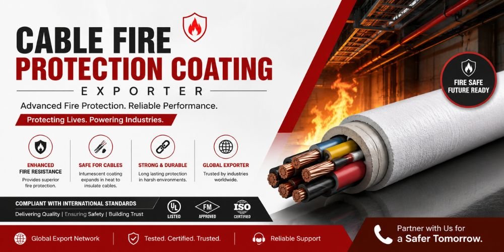 Cable fire protection coating exporter