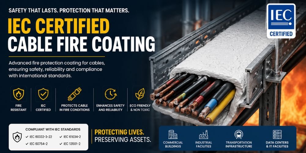 IEC certified cable fire coating