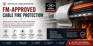 FM Approved cable fire protection