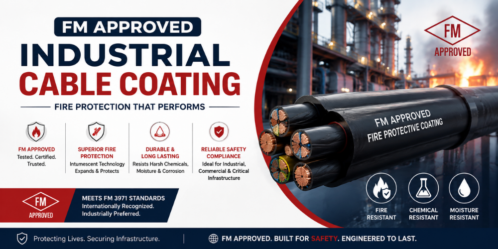 FM Approved industrial cable coating