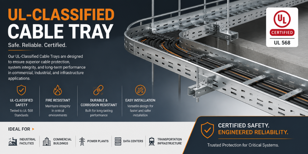 UL-classified cable tray