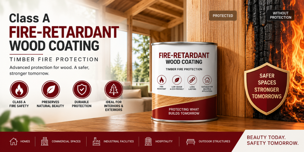 Class A Fire-Retardant Wood Coating Timber Fire Protection