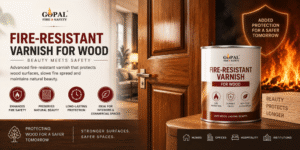 fire-resistant varnish for wood